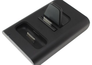 エバーグリーン、iPhoneとiPadを同時に接続できる充電スタンドを発売