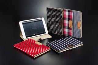 トリニティ、全6柄のiPad mini用ファブリックケース「Smart Fabric Flip」