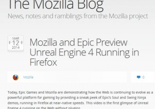 MozillaとEpic、Webで高速ゲームを可能に