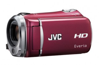 日本ビクター、ビデオカメラ「GZ-HM350」にエレガントな新色ルージュレッドを追加
