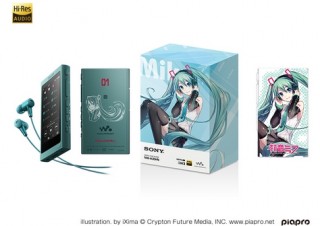 ソニー、初音ミク10周年記念モデルのハイレゾ対応ウォークマンと