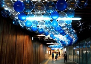 中之島駅や大江橋駅でイルミネーション装飾が展開される「フェスティバルステーション」