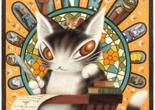 「猫のダヤン」の35周年を記念して作品の世界観を体感できる池田あきこ氏の原画展が開催