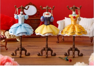 バンダイ、白雪姫などのドレスがジュエリースタンドになったガシャポン「Capsule トルソー　ディズニー」を発売