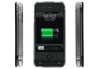 サンコー、超極薄iPhone 4バッテリージャケット