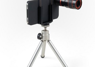 iPhone4で光学ズーム撮影できる望遠レンズキット「400-CAM005」