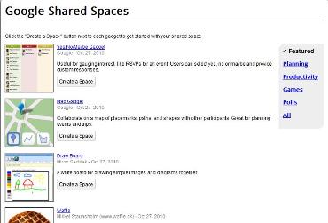 Google Shared Spaces