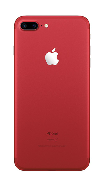 Apple、iPhone7とiPhone7Plusの赤色スペシャルエディションを発表 ...