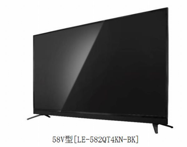 LE-582QT4KN-BK 58型4Kチューナー内蔵液晶テレビ - テレビ