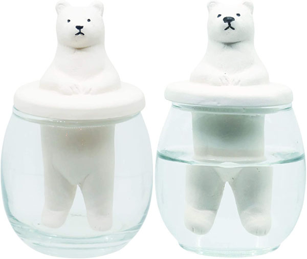 ヴィレヴァン グラスから顔を出す動物がかわいいアロマディフューザー White Zoo を発売 デザインってオモシロイ Mdn Design Interactive